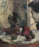Still Life with Portrait of Laval 1886 - Paul Gauguin