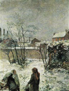 Snow Scene 1883 - Paul Gauguin