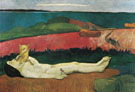 The Lass of Virginity The Awakening of Spring 1891 - Paul Gauguin