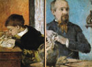 Aube the Sculptor and his Son 1882 - Paul Gauguin