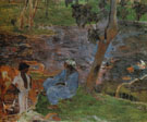 At the Pond 1887 - Paul Gauguin