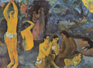 Where Do We Come From What Are We Where Are We Goung Que sommes no us 1897 - Paul Gauguin