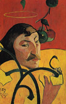 Self Portrait with Halo 1889 - Paul Gauguin