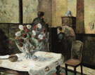 Interior of the Artists Home in Rue Carcel 1881 - Paul Gauguin