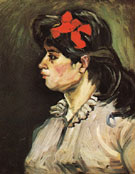 Portrait of a Woman in Profile 1885 - Vincent van Gogh