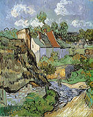 Houses at Auvers 1890 - Vincent van Gogh