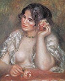 Gabrielle with a Rose c1911 - Pierre Auguste Renoir