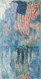 Avenue in the Rain 1917 - Childe Hassam
