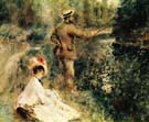 The Angler c1874 - Pierre Auguste Renoir
