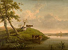River Scene with Cattle - Aelbert Cuyp