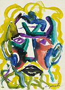 Untitled Self Portrait c1980 - A R Penck