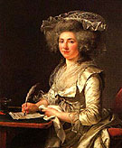 Portrait of Madame Roland 1787 - Adelaide Labitte Guiard