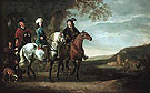 Paysage Avec Trois Cavaliers 1665 - Aelbert Cuyp