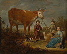 Children and a Cowc 1635 - Aelbert Cuyp