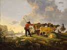 Herdsmen Tending Cattle c1655 - Aelbert Cuyp