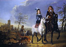 Lady and Gentleman on Horseback c1655 - Aelbert Cuyp
