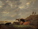 River Landscape with Cows 1645 - Aelbert Cuyp