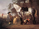 Grey Horse in a Landscape 1650 - Aelbert Cuyp