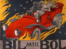 Bil Bol Poster for an Automobile Retailer Lithograph 1907 - Akseli Gallen Kallela