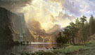 The Sierra Nevada in California - Albert Bierstadt