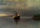 Wreck of the Ancon in Loring Bay Alaska 1889 - Albert Bierstadt