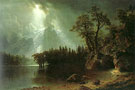 Passing Storm over the Sierra Nevada 1870 - Albert Bierstadt