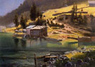 Fishing and Hunting Camp Loring Alaska - Albert Bierstadt