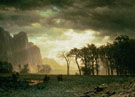 Passing Storm in Yosemite 1865 - Albert Bierstadt