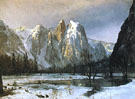 Cathedral Rocks Yosemite Valley California - Albert Bierstadt