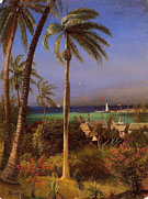 Bahamian View - Albert Bierstadt