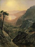 View of Donner Lake California - Albert Bierstadt