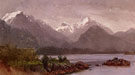 The Grand Tetons Wyoming - Albert Bierstadt