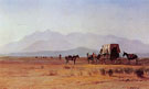 Surveyors Wagon in the Rockies - Albert Bierstadt