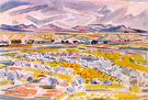 Ranchos de Taos Landscape - Andrew Dasburg