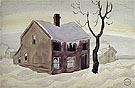 House and the Snow 1920 - Charles Burchfield