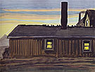 House in November Evening 1919 - Charles Burchfield