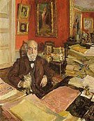 Theodore Duret in His Study 1912 - Edouard Vuillard