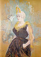 The Clowness Cha U Ka O 1895 - Henri Toulouse Lautrec