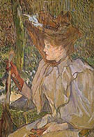 Woman with Gloves 1890 - Henri Toulouse Lautrec