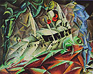 Steamer Odin I Leviathan 1917 - Lyonel Feininger