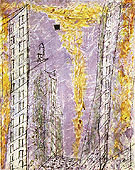 Manhttan Dawn 1944 - Lyonel Feininger