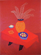 Orange Vase 1951 - Milton Avery