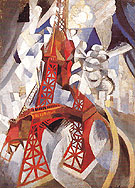 Eiffel Tower or Red Tower 1911 - Robert Delaunay