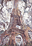 Eiffel Tower 1910 - Robert Delaunay