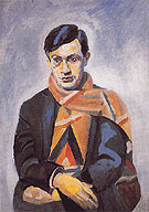 Portrait of Tristan Tzara 1923 - Robert Delaunay