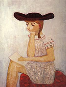 The Brown Hat 1941 - Milton Avery