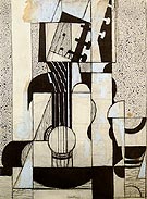 Still Life with Guitar 1912 - Juan Gris