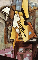 Guitar on a Chair 1913 - Juan Gris