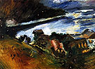 The Walchensee in The Moonlight 1920 - Lovis Corinth