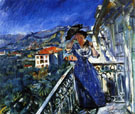 On The Balcony in Bordighera 1912 - Lovis Corinth